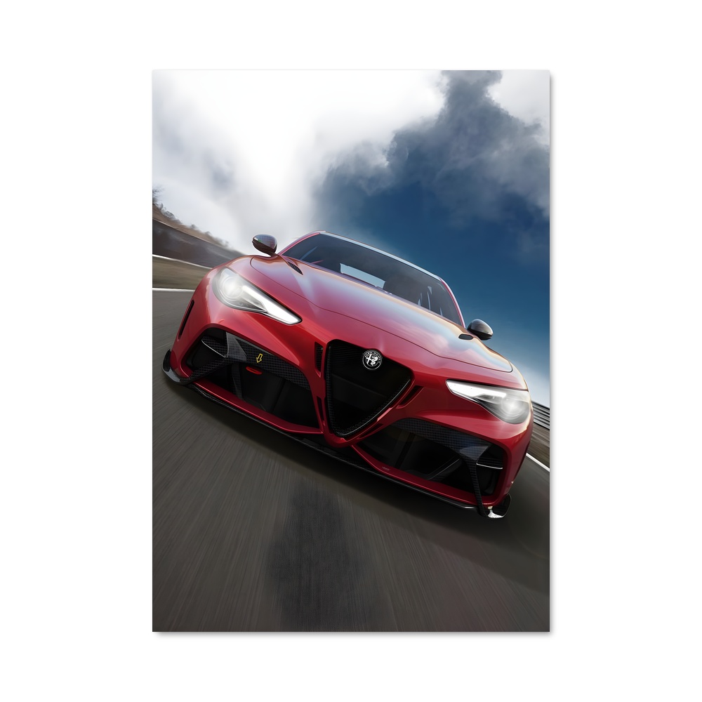 Poster Alfa Fury – affiche Alfa Romeo